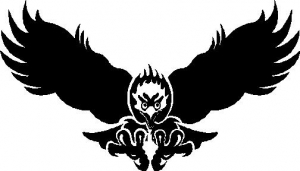 Eagle wings spread clipart