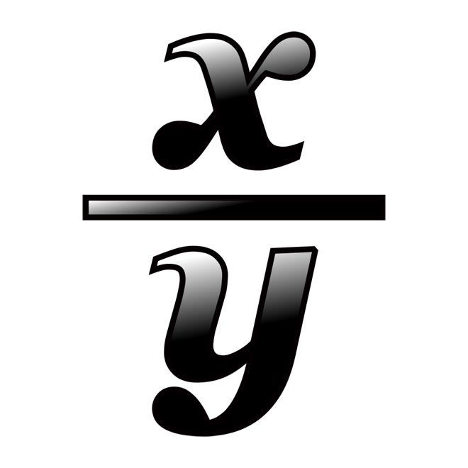 Fraction Symbols Clipart