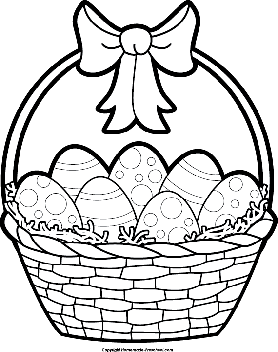 Easter Basket Drawing | When Is Easter 2017 – Happy Easter Images ...