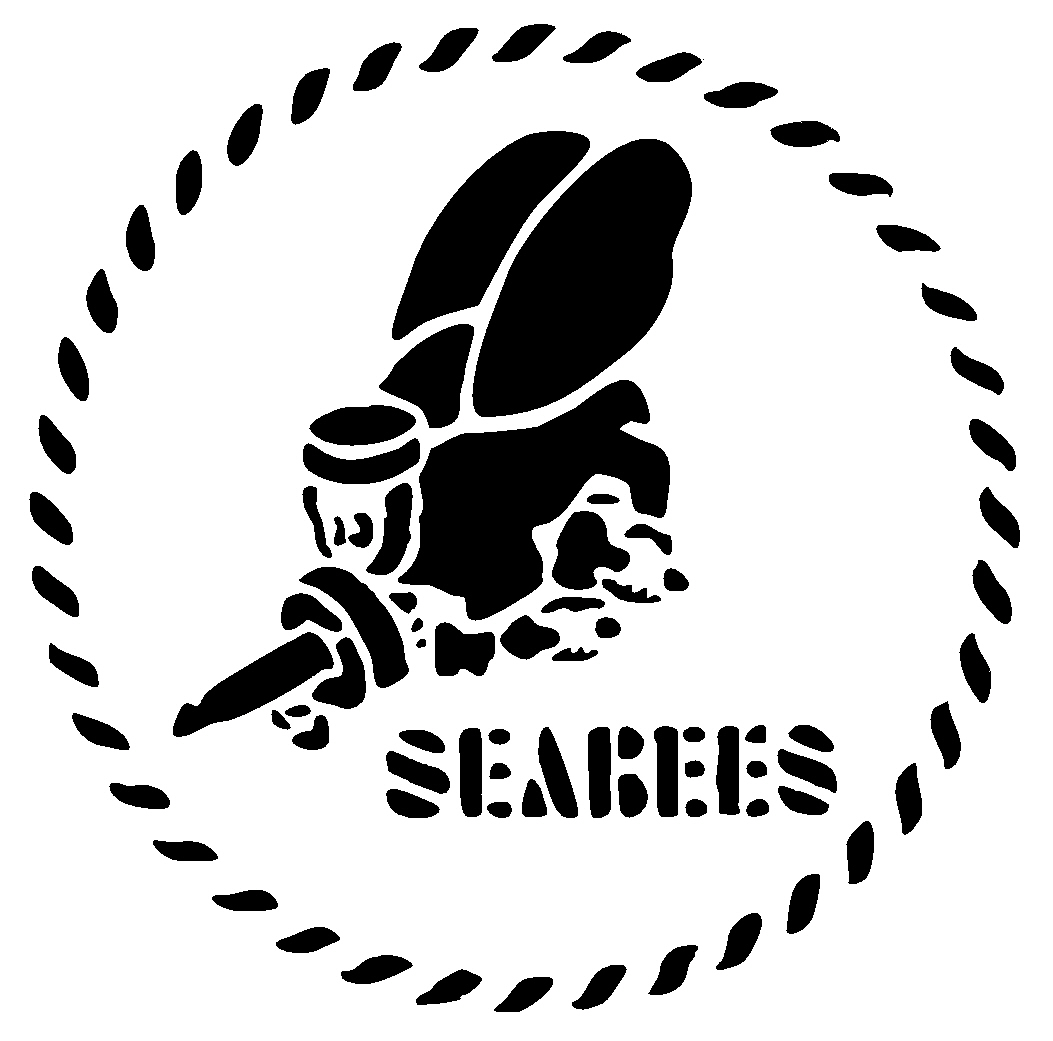 Navy SeaBees stencil caps | Typophile