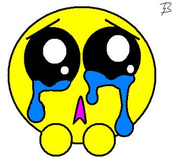 Crying emoticon - FACEBOOK CHAT EMOTICONS