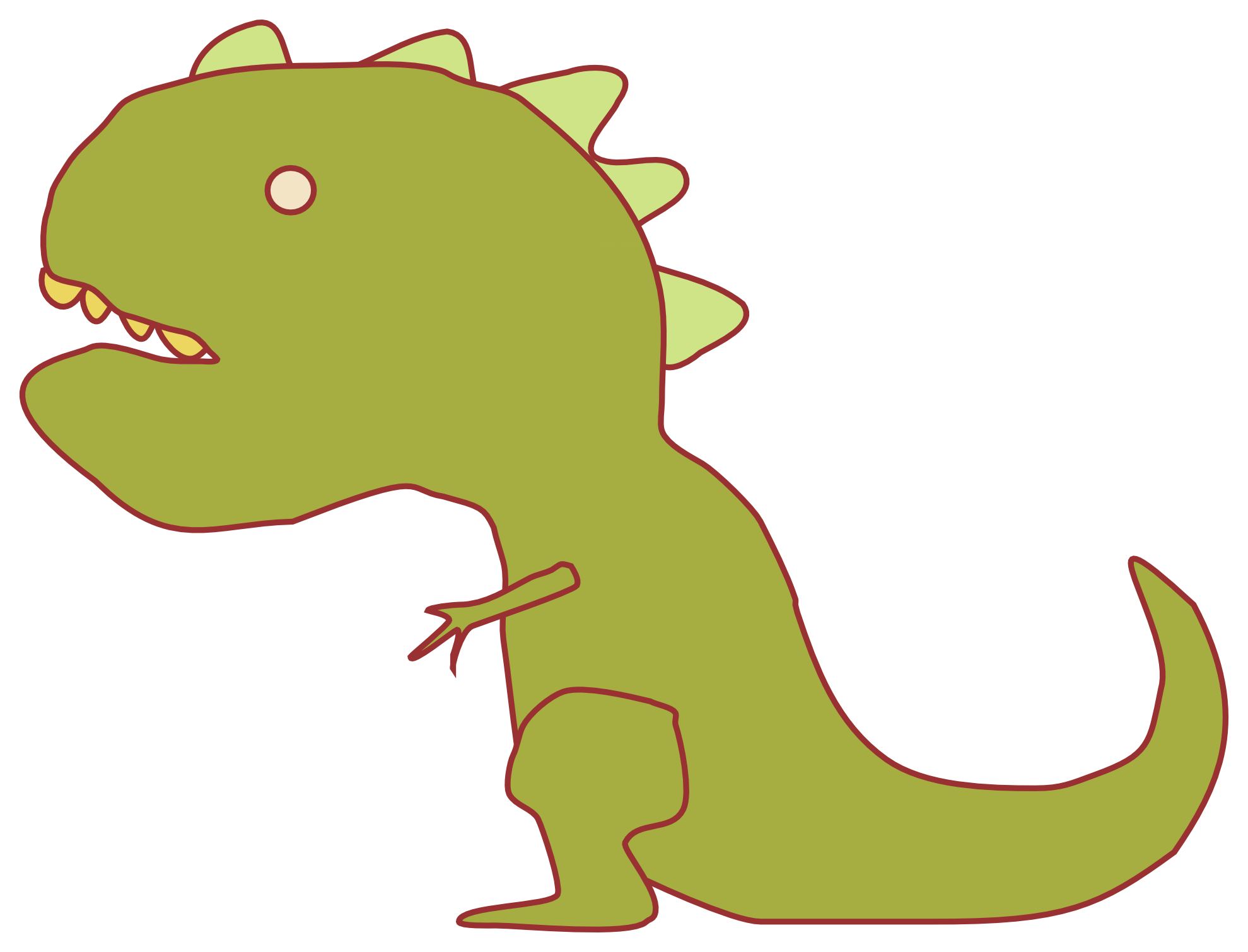Clip Art: dino dinosaur dinosaurio dragon art ...