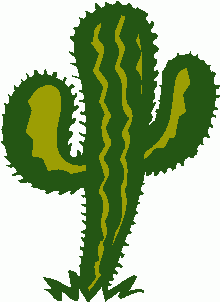 free black and white cactus clipart - photo #31