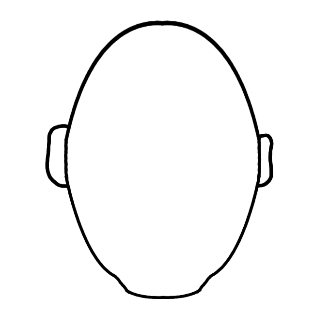 Blank Face Template Preschool