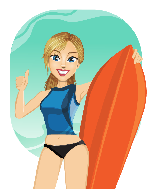 Free to Use & Public Domain Surfing Clip Art