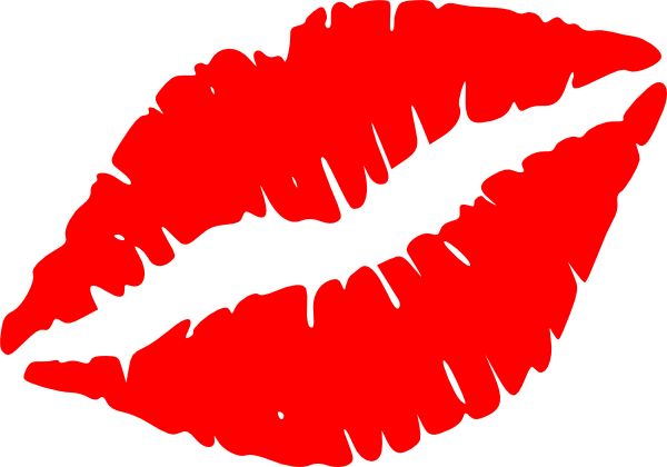 Image of Kissy Lips Clip Art #7997, Lipstick Kiss Illustration Of ...