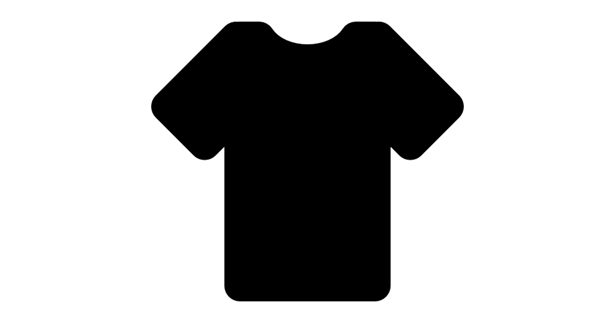 T shirt black silhouette - Free fashion icons