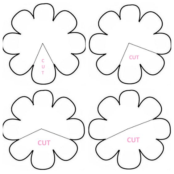 Printable Paper Flower Clipart Best