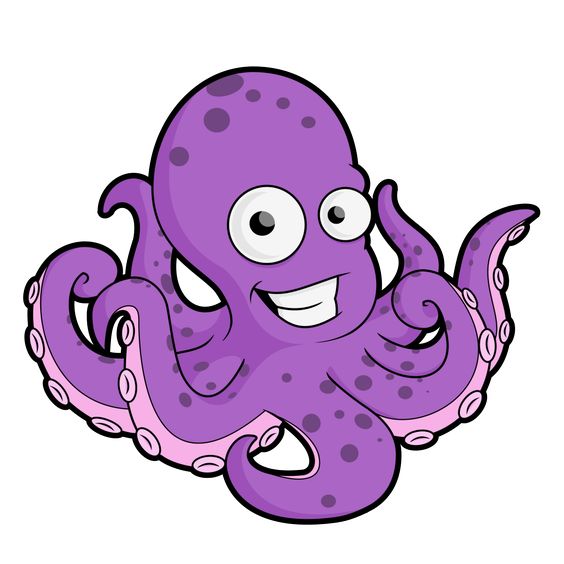 Cartoon, Octopus illustration and Vehicles