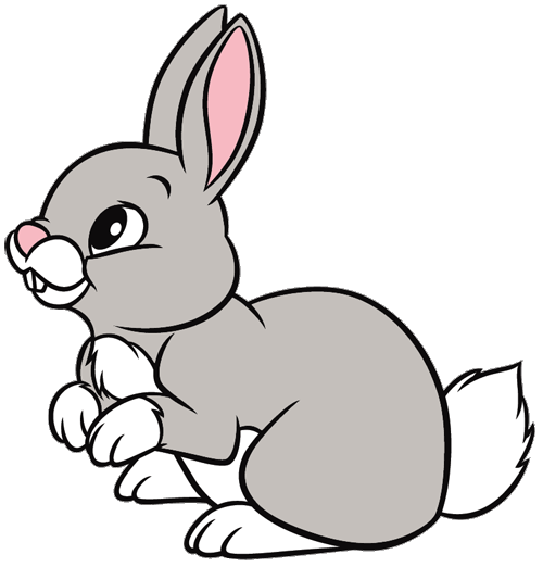 Gif clipart images of kids with the easter bunny