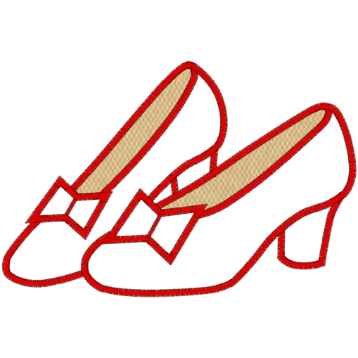 Wizard Of Oz Red Ruby Slippers Clipart