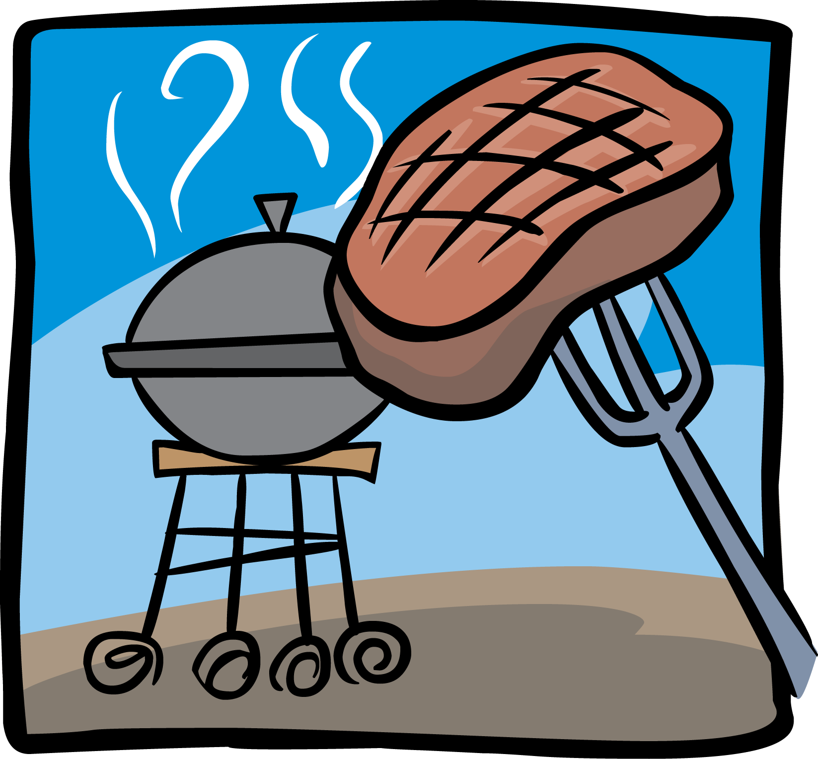 Funny Bbq Clipart