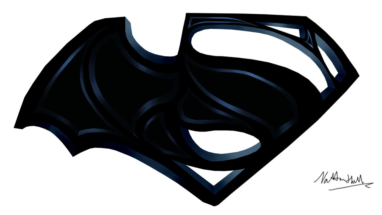 Batman Vs Superman Symbol Drawing
