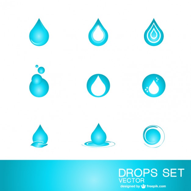 Water drop logo template Vector | Free Download