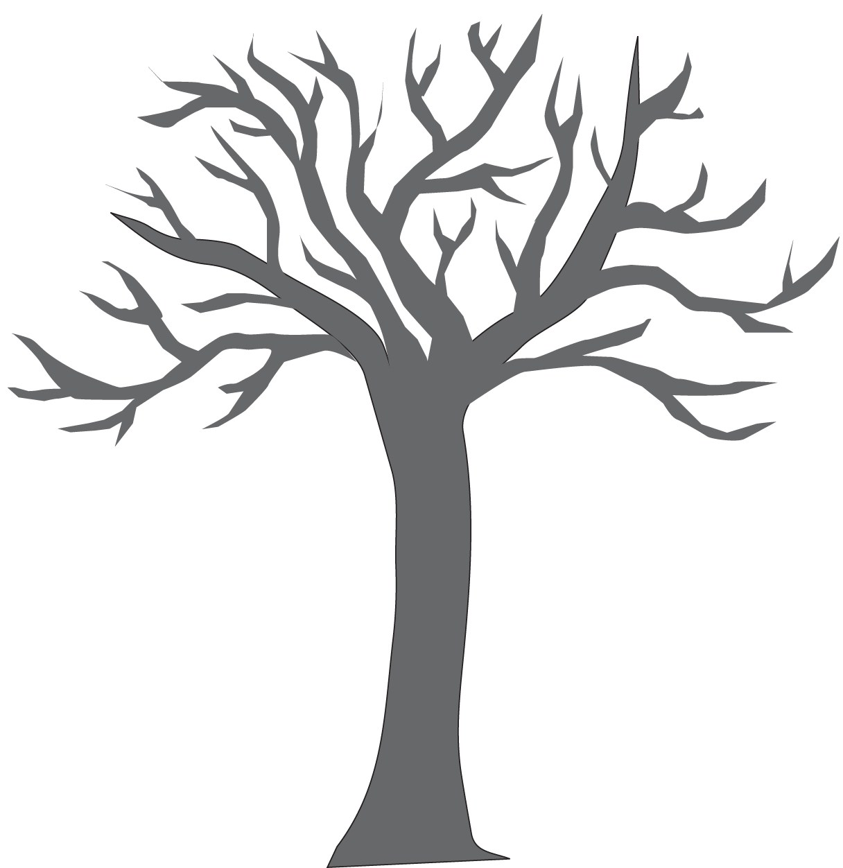 Tree Branches Coloring Pages ClipArt Best