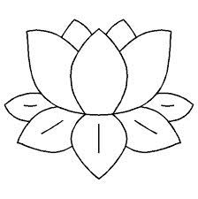 Lily pad clipart outline