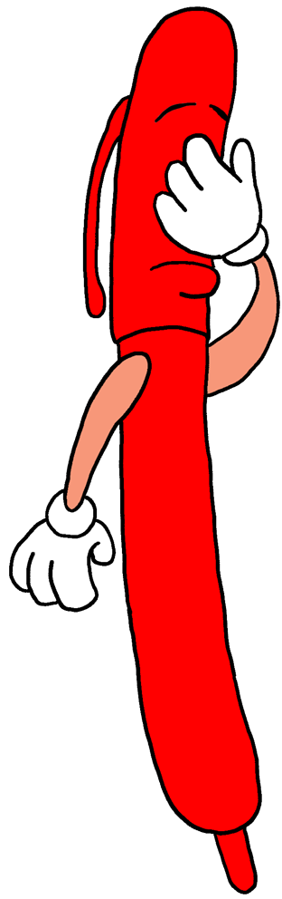 The Little Red Pen Clipart