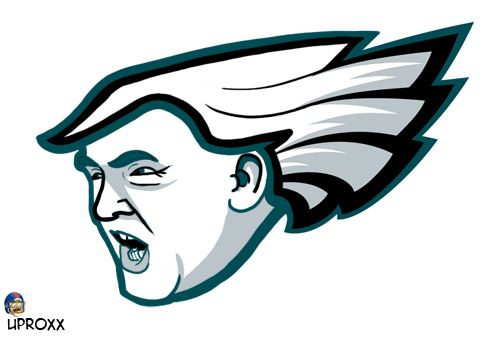 Eagles News: Donald Trump as Eagles Logo