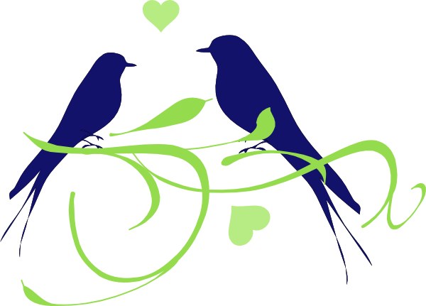 Love Birds Clip Art - vector clip art online, royalty ...