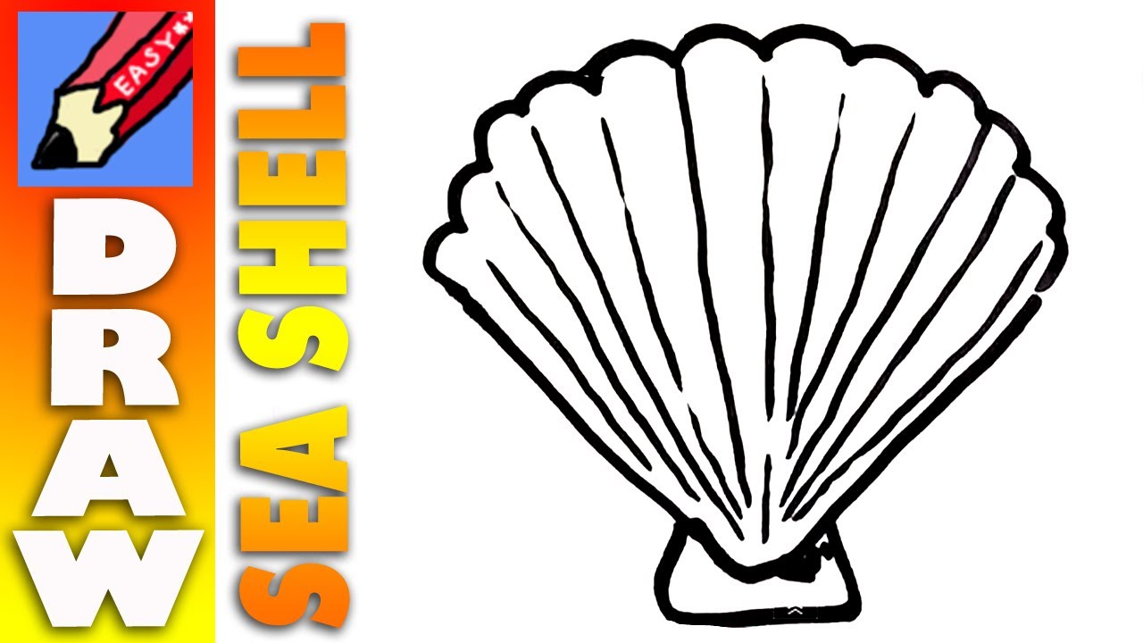 Best Photos of Easy To Draw Sea Shells - Cartoon Sea Shell ...