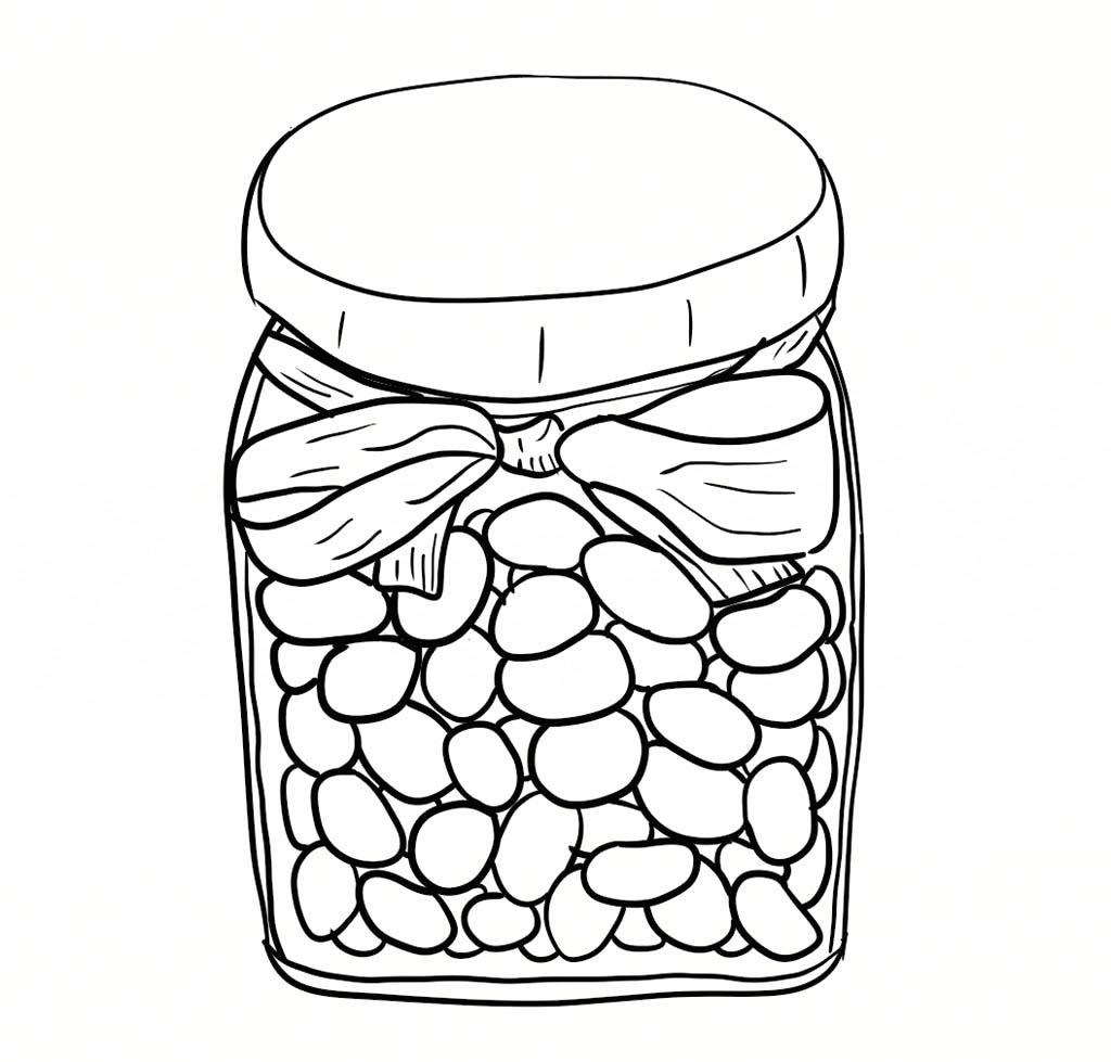31+ Jar of Jelly Beans Clip Art