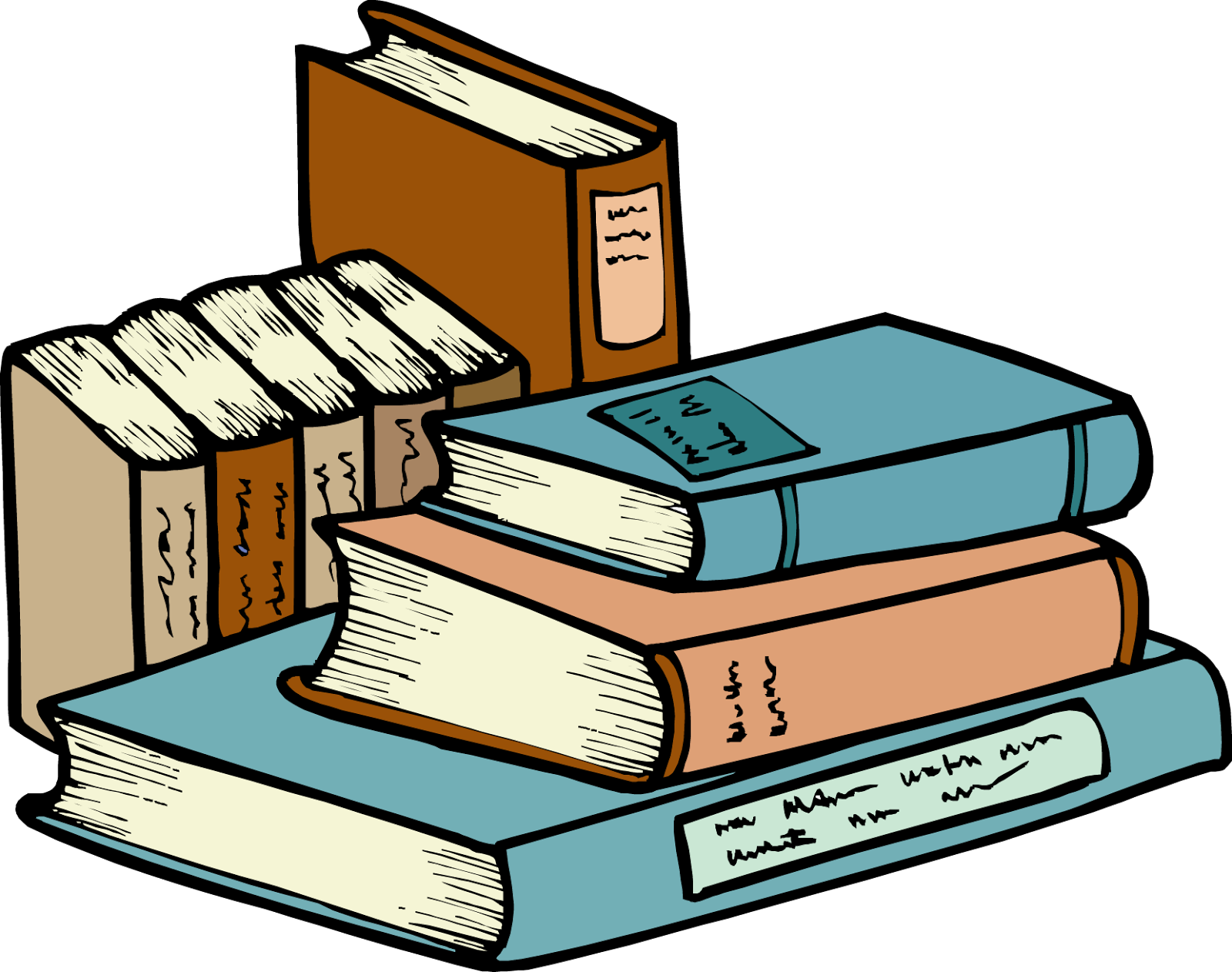 Cartoon Stack Of Books | Free Download Clip Art | Free Clip Art ...