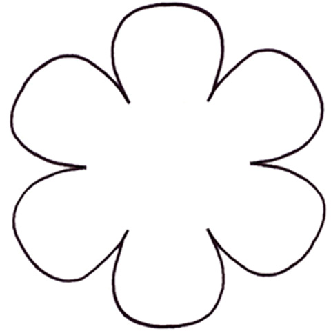 9 Best Images of Flower Template - Printable Flower Templates ...
