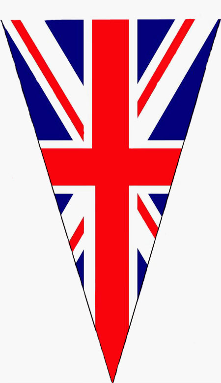 Clipart union jack bunting