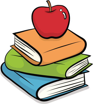Book Apple Fruit Expertise Stack Clip Art, Vector Images ...