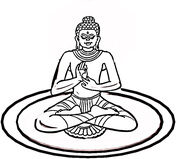 Buddha coloring page | Free Printable Coloring Pages