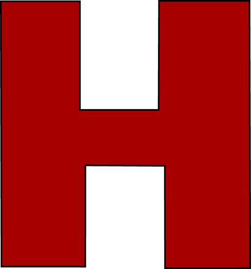 The letter h clipart