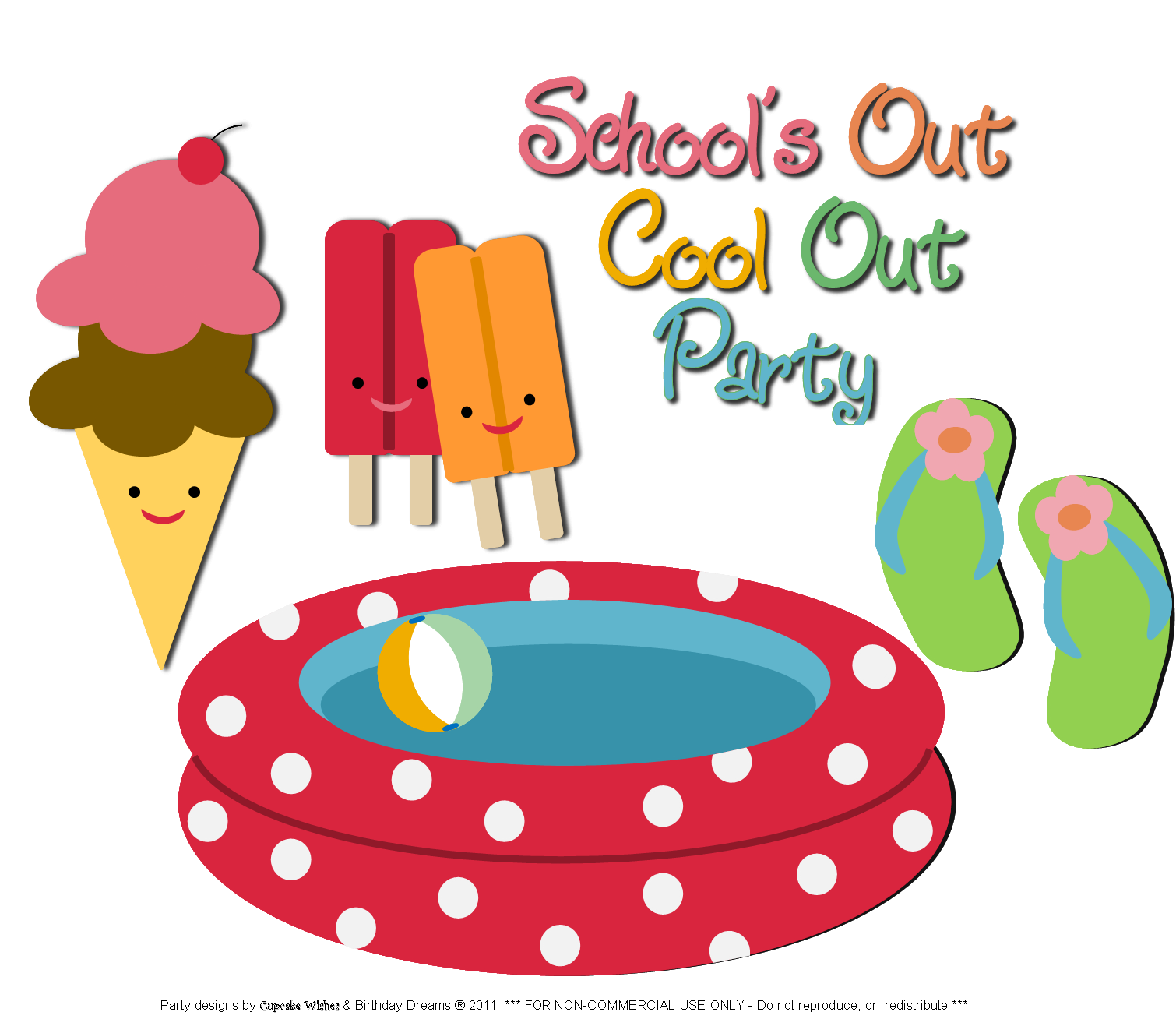 free clipart images pool party - photo #16