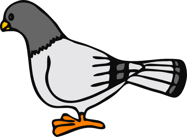 Pigeon Outline - ClipArt Best