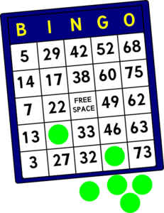 Bingo Card Clip Art - vector clip art online, royalty ...