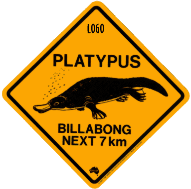 Corporate road signs | platypus