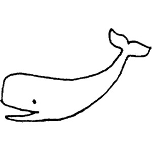 Whale Outline coloring page - Polyvore