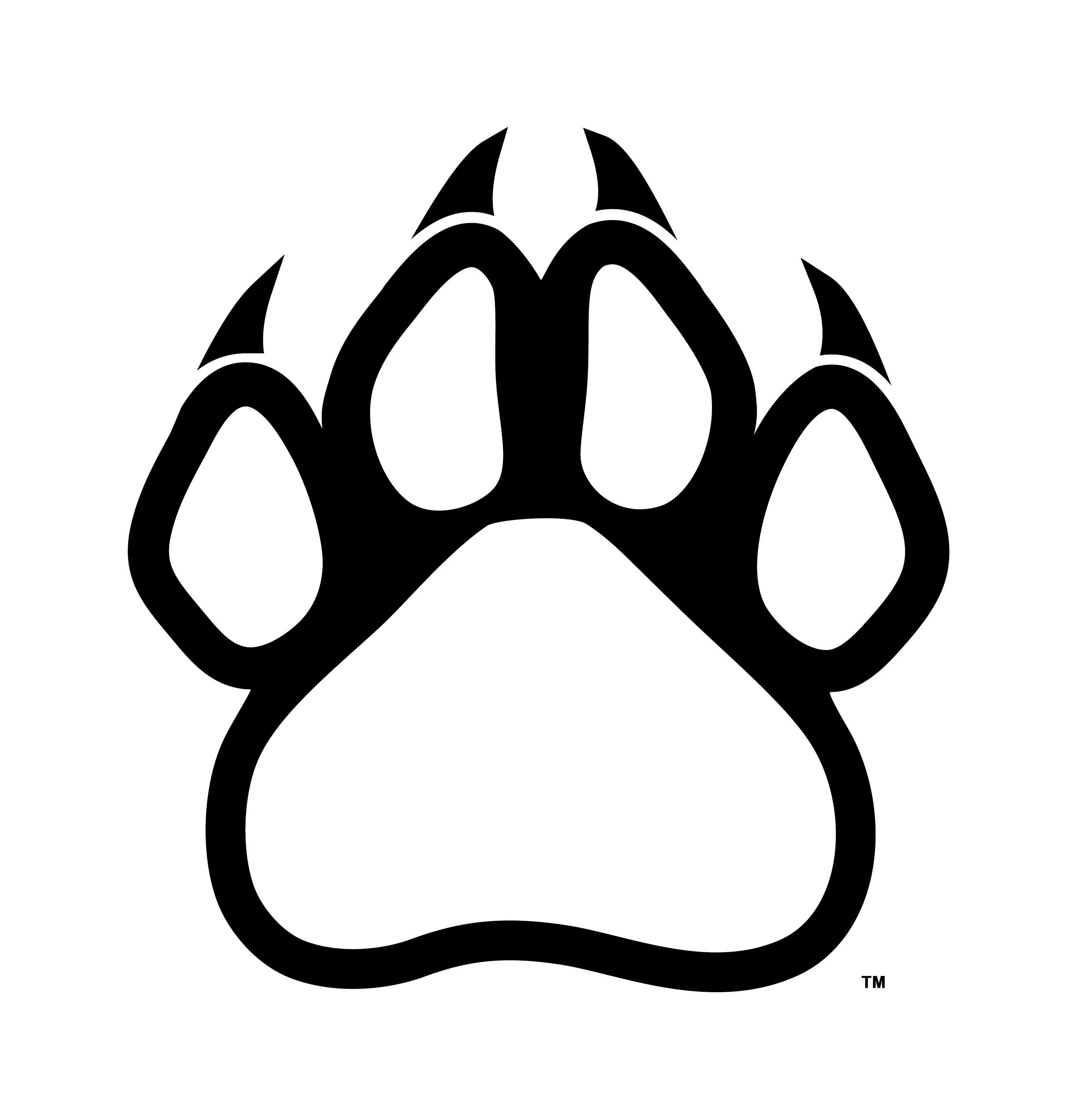 Panther Paw Clipart