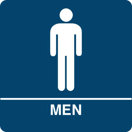 Mens Bathroom Sign