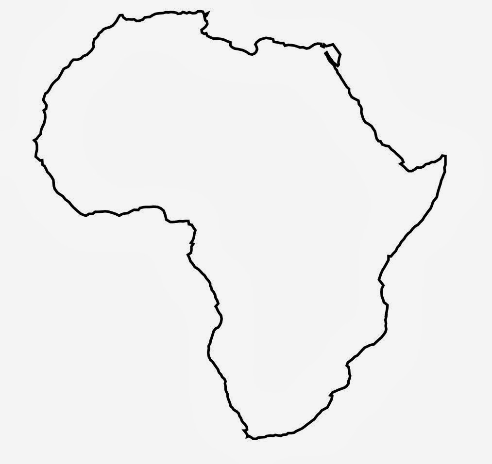 Best Photos of Africa Continent Template - Blank Africa Map ...