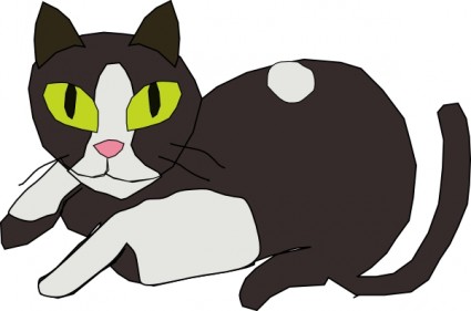 Cat clip art Vector clip art - Free vector for free download
