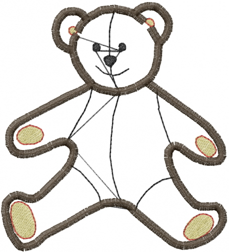 free clipart teddy bear outline - photo #42