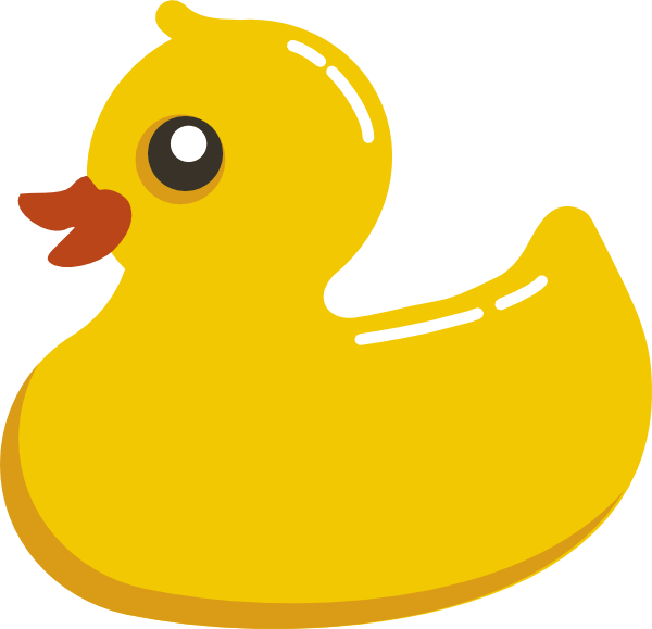 Rubber Duck Outline