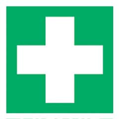 First Aid Symbol 15cm x 15cm - SP Services (UK) Ltd