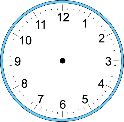 Home Ideas For > Analog Clock Template