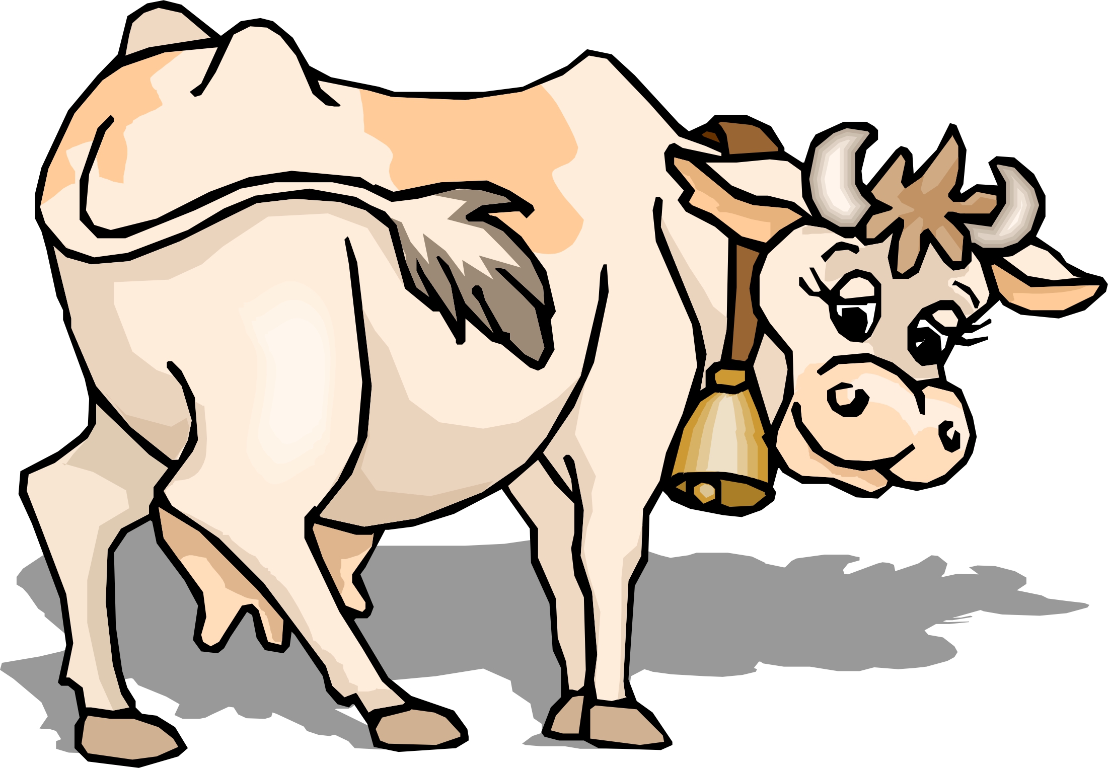 495 views Cow Cartoon Characters - ClipArt Best