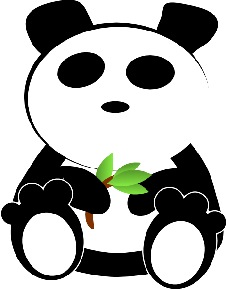 bamboo eating cosmic panda