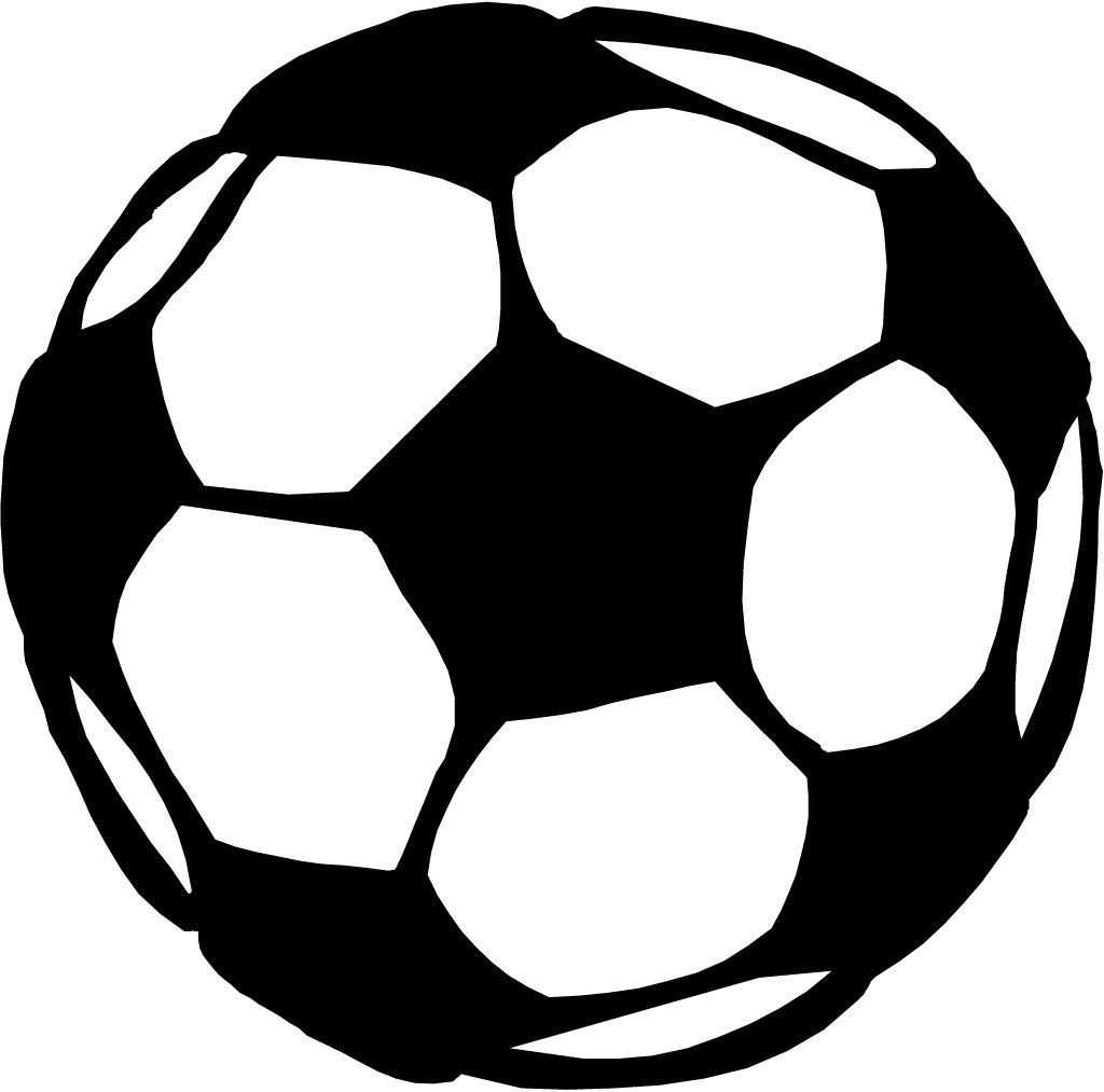 clipart football black and white - photo #40