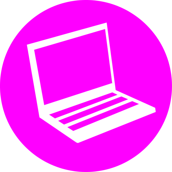 icon laptop - vector Clip Art