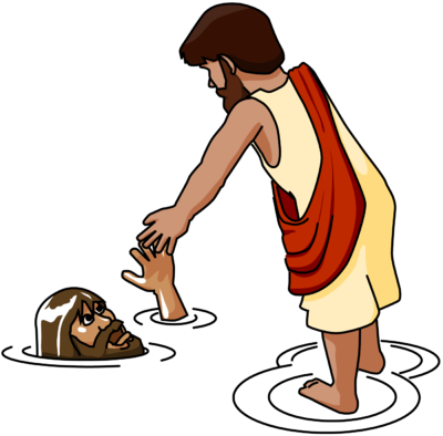 Jesus walks on water clipart