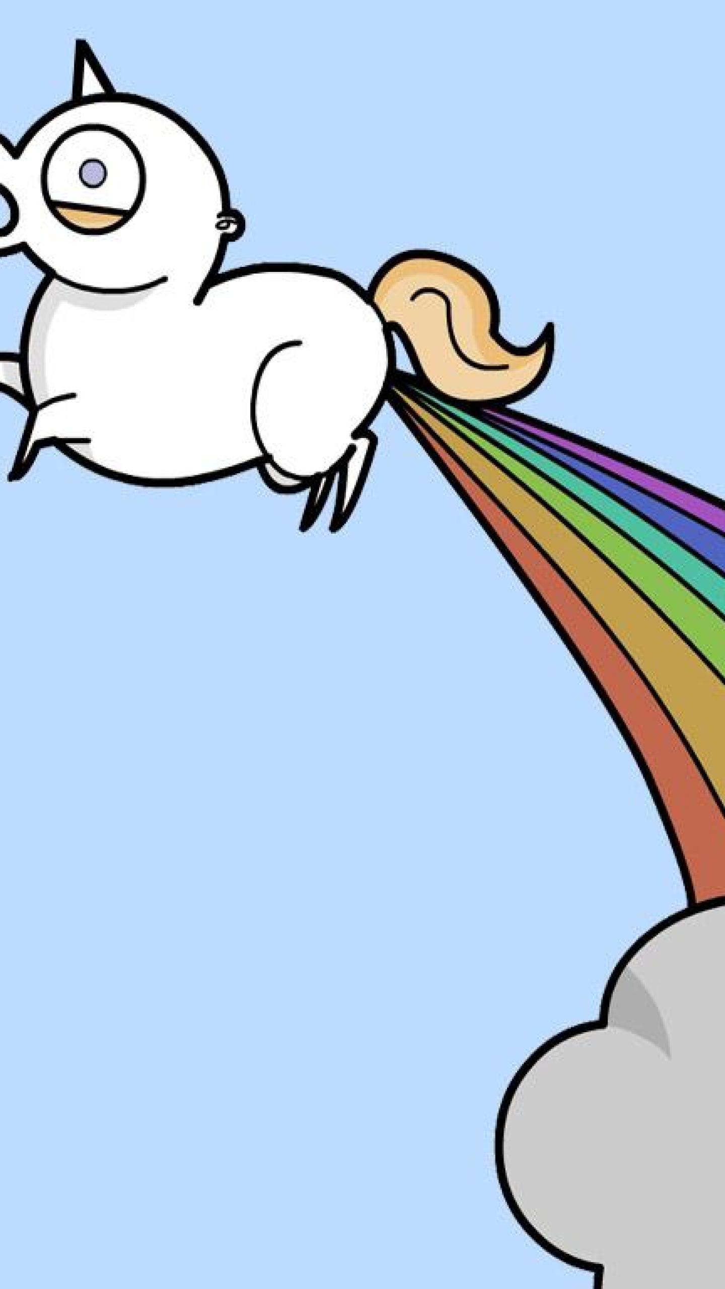 Rainbow Unicorn Humor Funny HD Wallpapers, Desktop Backgrounds ...